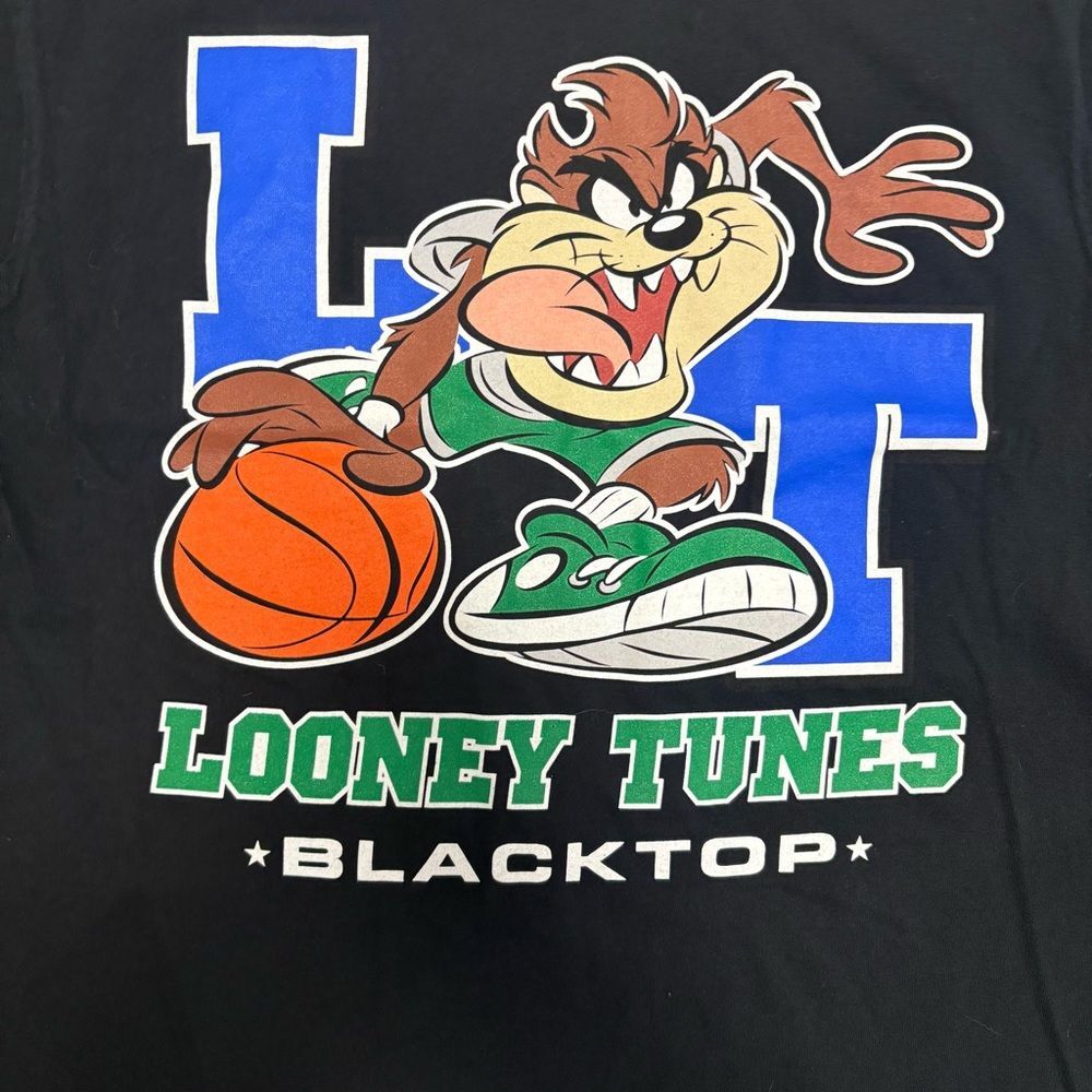 Vintage Looney Tunes Taz Blacktop Basketball Tank G2 - Picture 2 of 3